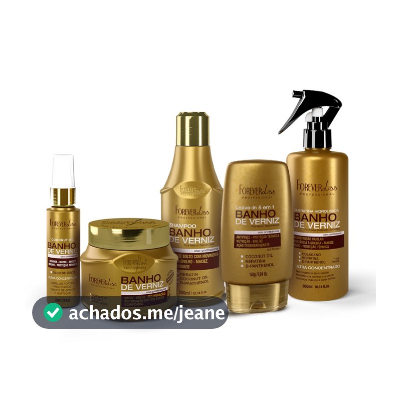 Kit Completo Banho De Verniz Forever Liss