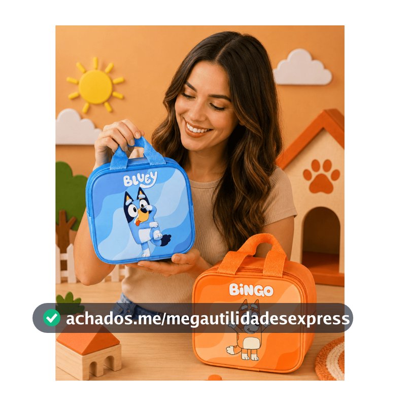 Maleta tema BLUEY e BINGO  para Aniversário  Lembrancinhas kits 10/20/30 unidades