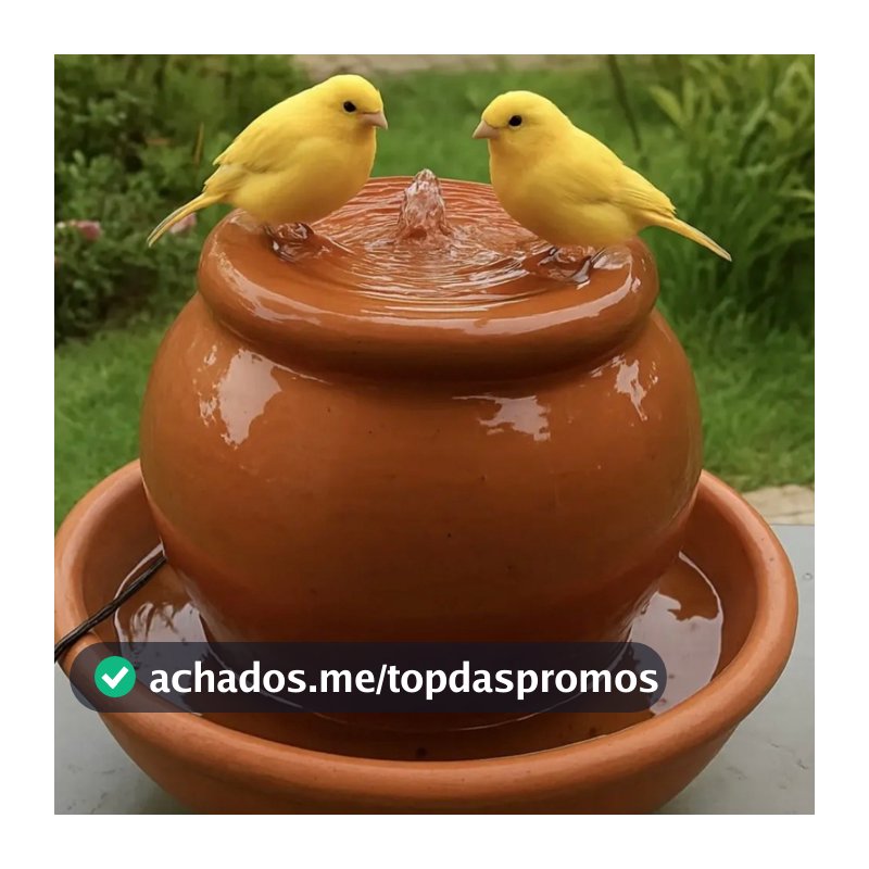 Fonte De Água Para Jardim Banho De Passaros Decore Sua Casa