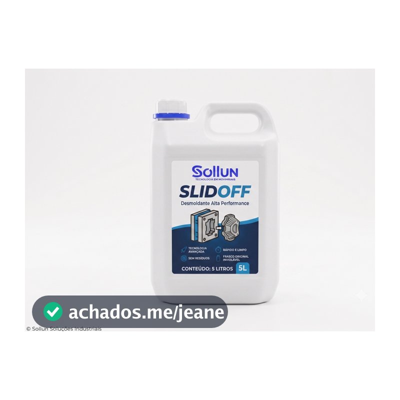 Desmoldante Aquoso Base Silicone - SLIDOFF RB93A / SÓLLUS 5L