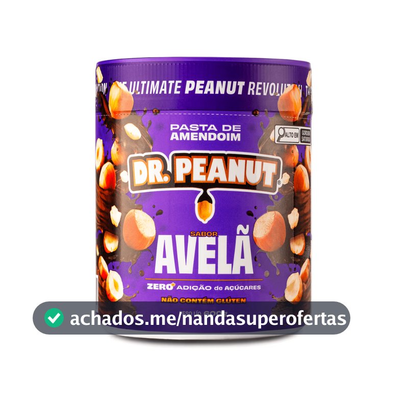 Pasta de Amendoim com Whey Protein 600g Dr Peanut