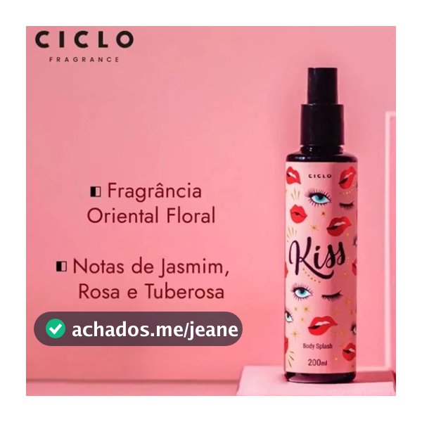 CICLO Kiss Body Splash (200ml) perfumado - perfume