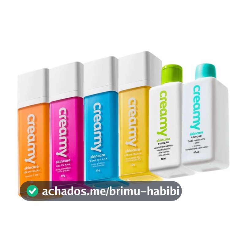 Creamy Skincare Gel Creme Facial - Ácido, Hidratante, Acne
