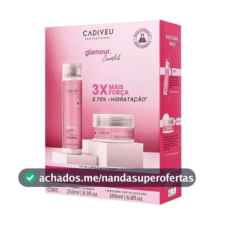 Kit Cadiveu Glamour Glossy Rubi Duo (2 Produtos)