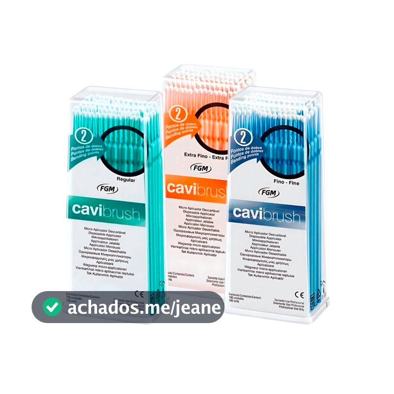 Micro Aplicador Odontológico Cavibrush Microbrush - Escolha O Tamanho