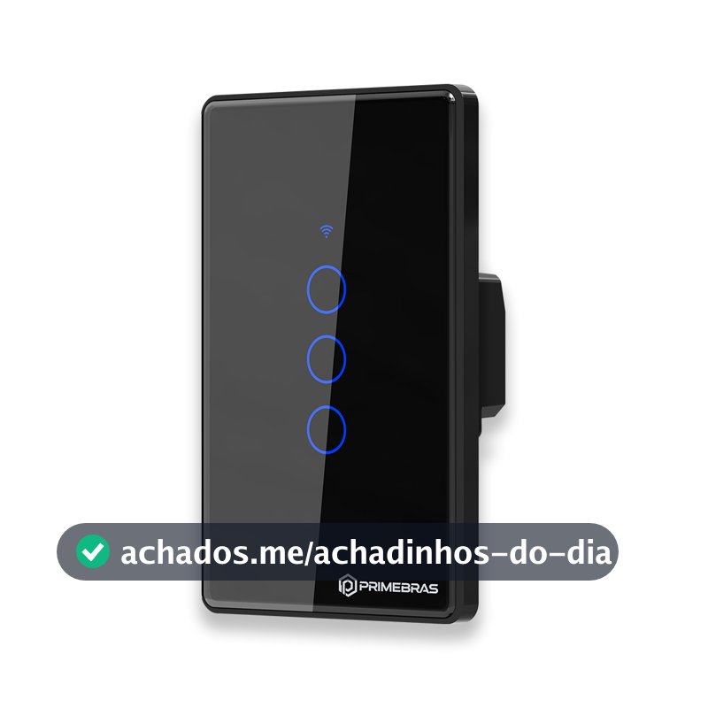 Interruptor Inteligente Wi-Fi 1 2 3 Botões Primebras 110v 220v