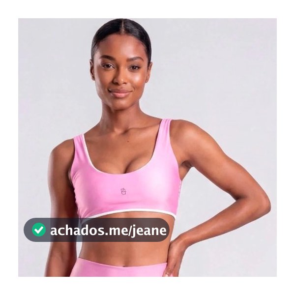 Top Fitness 4 em 1 Rosa Chá Legbox Academia Treino Corrida Ginastica