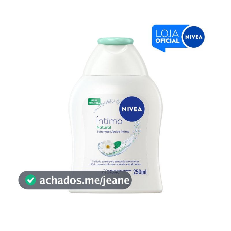 NIVEA Sabonete Líquido Íntimo Natural 250ml