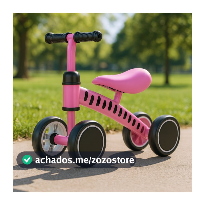 Bicicleta Infantil Sem Pedais Andador Quadriciclo Para Crianças