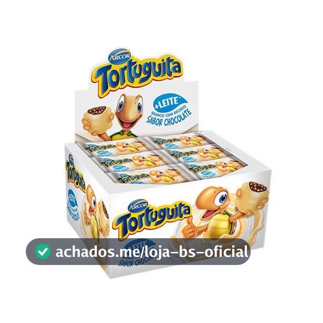 Chocolate Tortuguita Branco 24 Unidades 15,5g