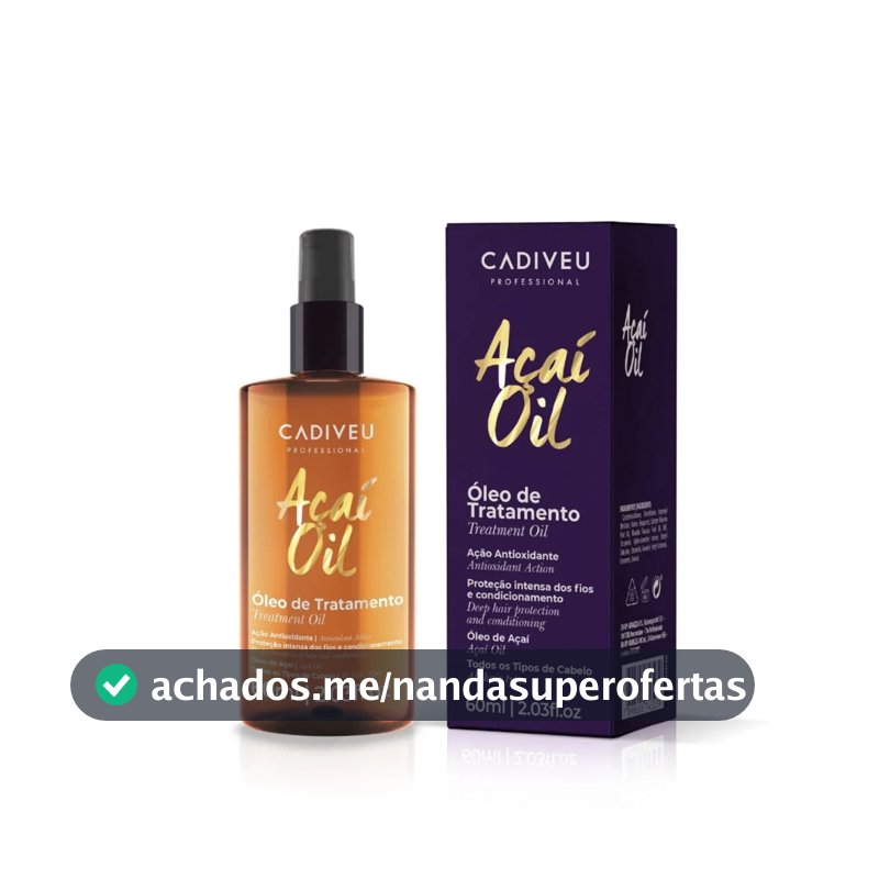 Cadiveu Açaí Óleo De Tratamento - 60ml