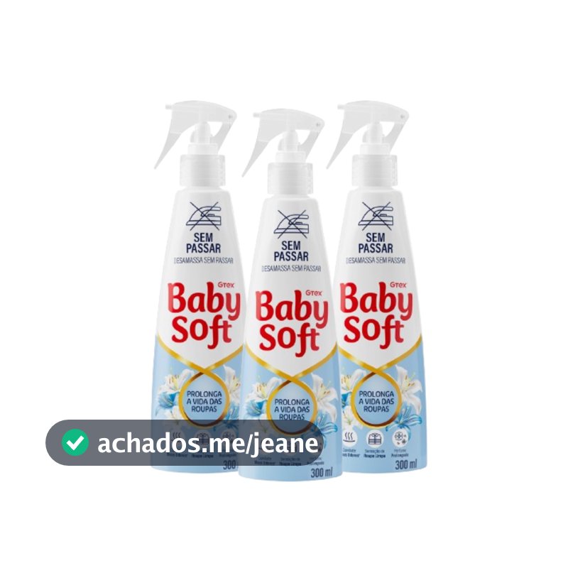 Kit 3 Sem Passar Baby Soft 300ml