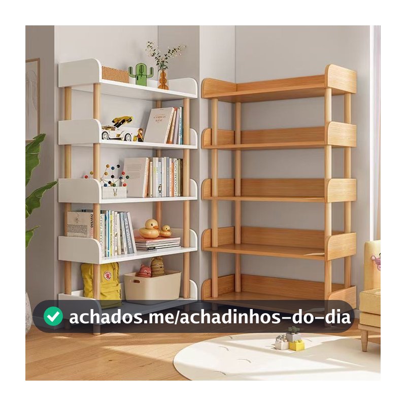Estante Organizador Livreiro Prateleira Para Sala Quarto Escritório