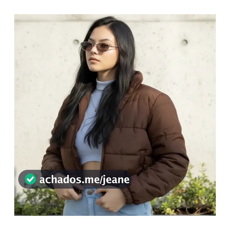 Puffer Feminina Bobojaco Fn Brasil Lisa Esquenta Inverno