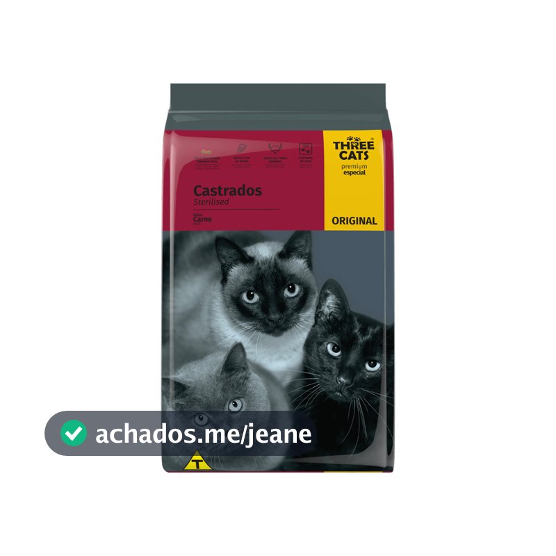 THREE CATS ORIGINAL GATO CASTRADO SABOR CARNE 10,1KG