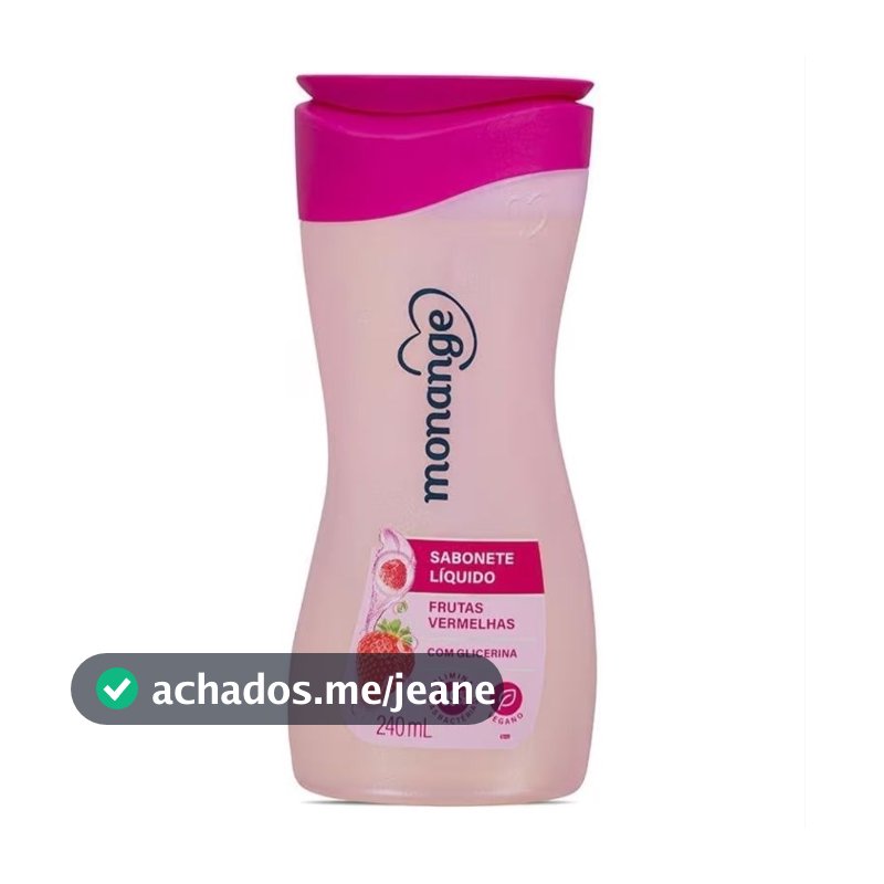 PROMOÇÃO Monange Sabonete Líquido Frutas Vermelhas 240Ml