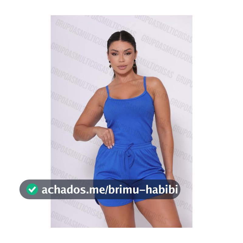 KIT CONJUNTO FEMININO SHORT CANELADO E CAMISETA REGATA TENDENCIA PROMOÇÃO VERÃO
