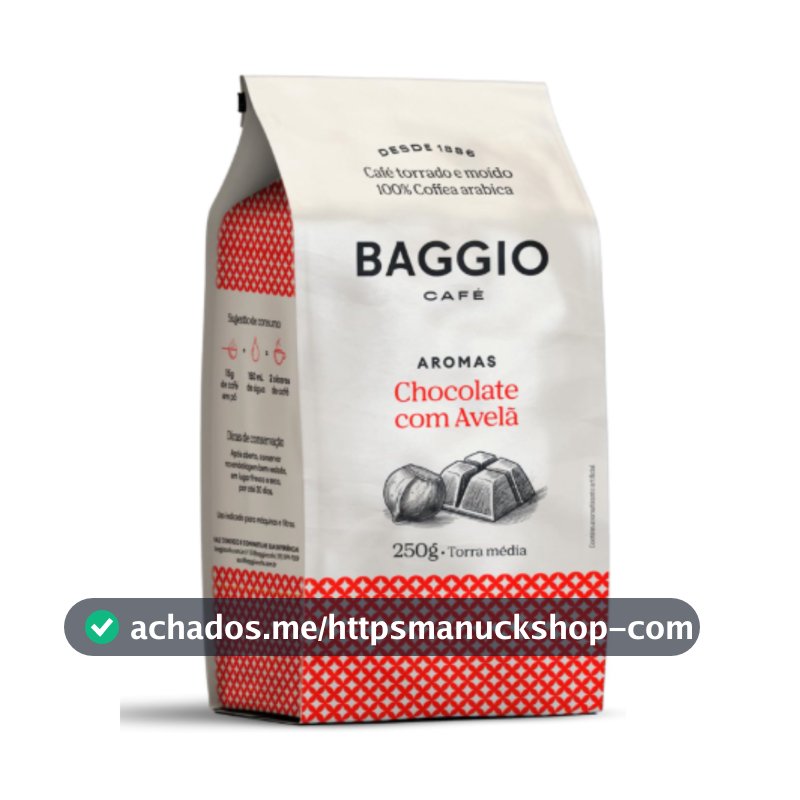 Café Baggio Café Torrado E Moído Aroma De Chocolate Com Avelã 250G