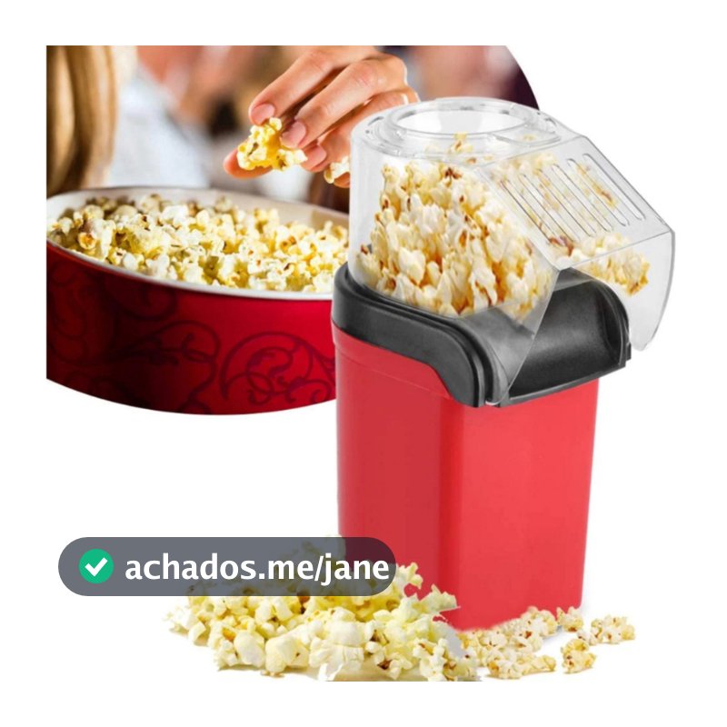 Pipoqueira Elétrica Ar Quente Máquina Fazer Pipoca Sem Óleo 110v-envio imediato