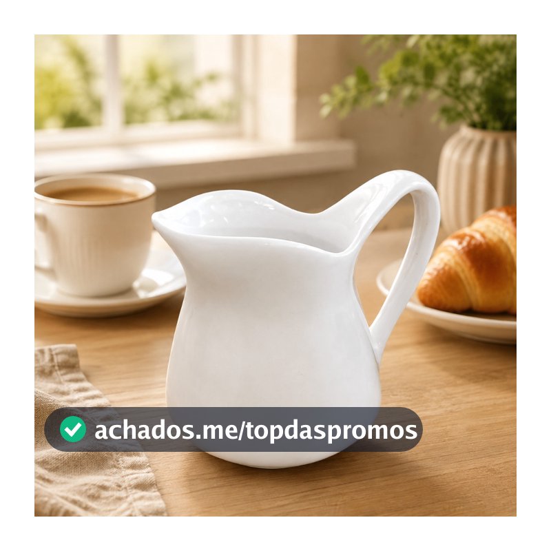 Leiteira De Porcelana 1 Litro Para Café E Leite