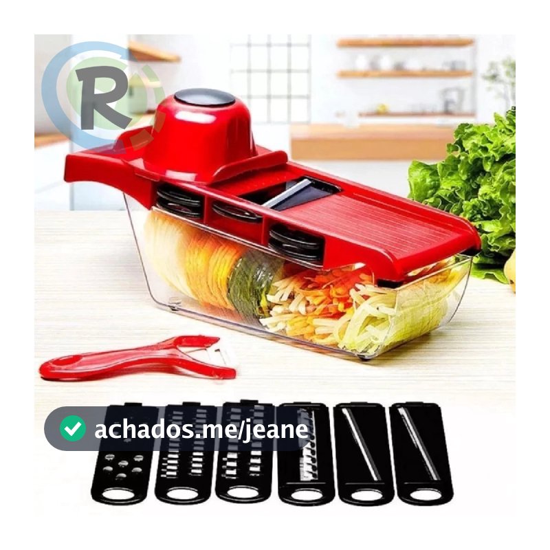 6 Em 1 Mandoline Slicer Nicer E Fatiador Cortador De Legumes