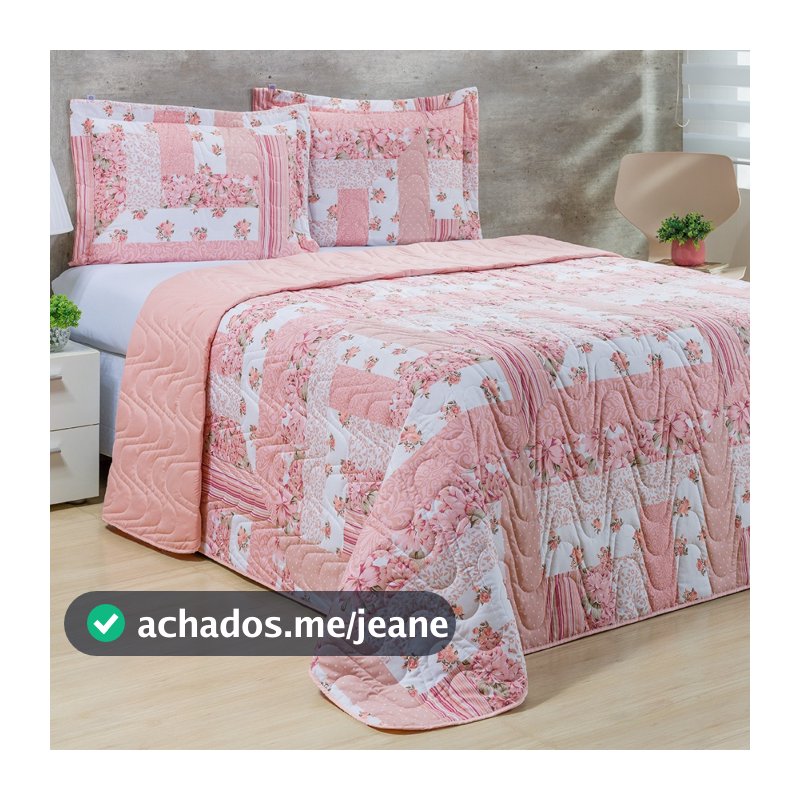Cobre Leito Queen Dupla face 3 Peças Percal 200 Fios Colori