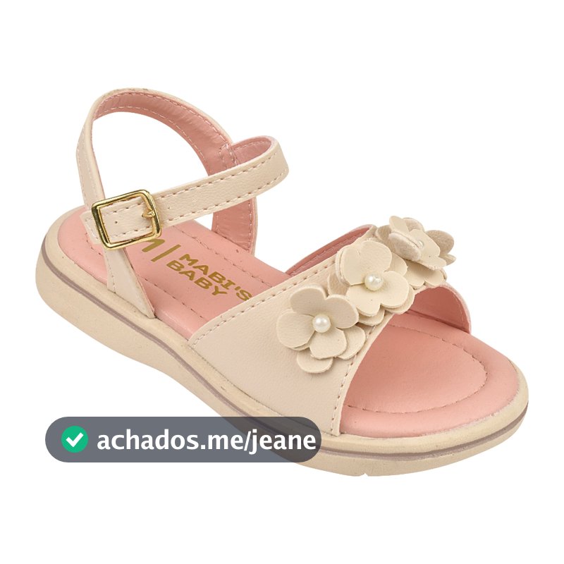 SANDALIA INFANTIL FEMENINA FLORES