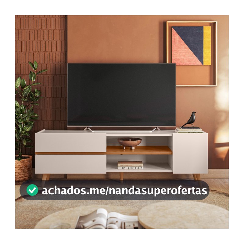 Rack para TV até "65 3 Portas Purus - Colibri