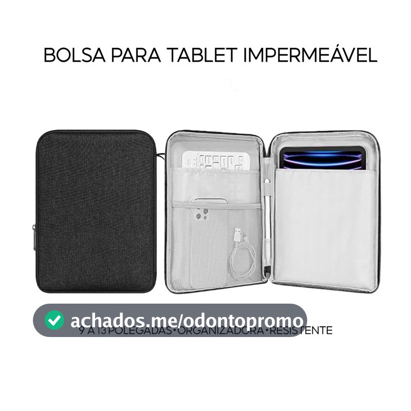 Capa Case para Tablet para iPad Galaxy Xiaomi 11 e 13 Polegadas Portátil com Alça de Mão teclados para tablet