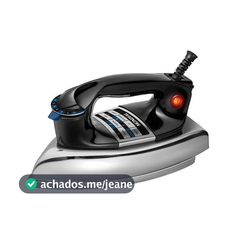 Ferro de Passa Roupa a Seco FS-01-BI Mondial 1250W