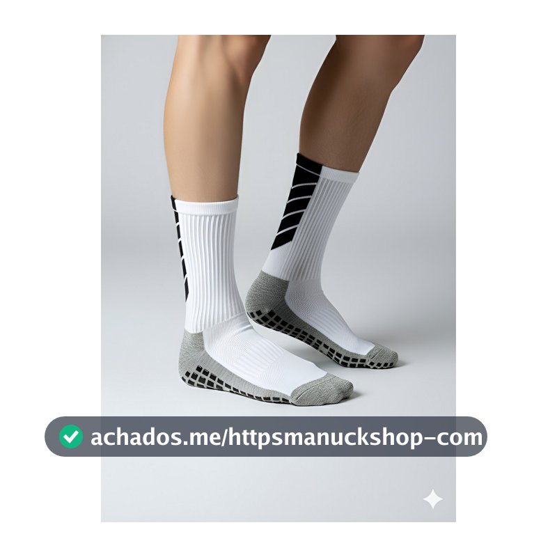 Meia Esportiva Socks Antiderrapante Futebol Cano Medio Pro