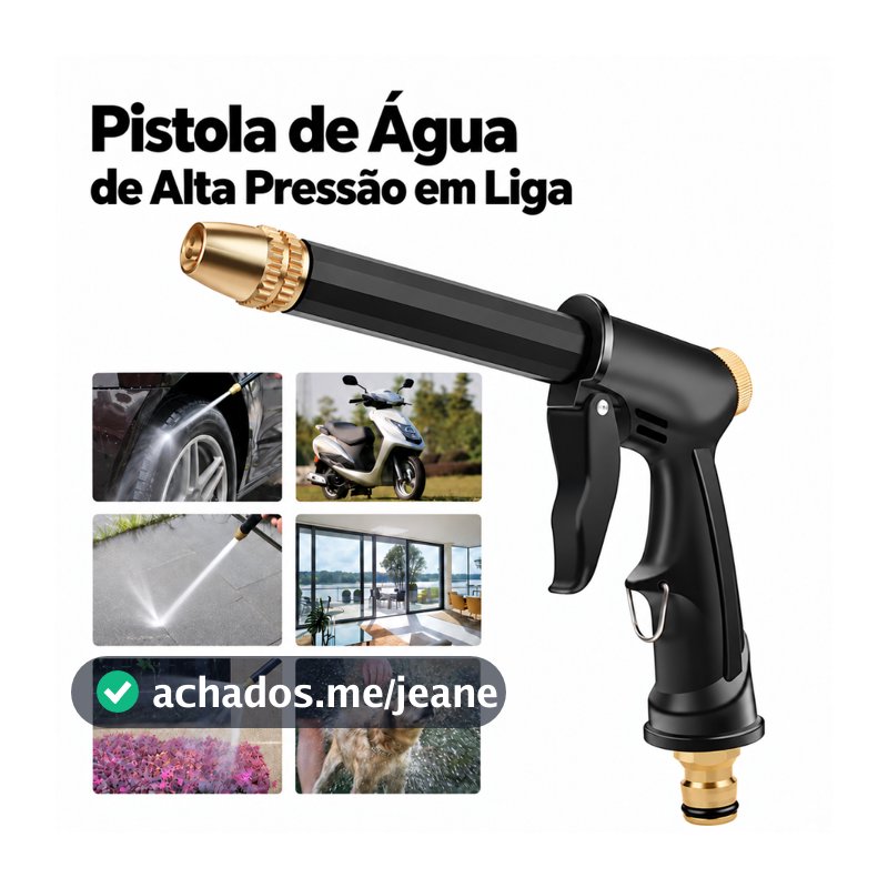 Máquina De Lavar Alta Pressão Gua Regar Casa E Pulverizador De Limpeza De Carros bico esguicho alta pressão