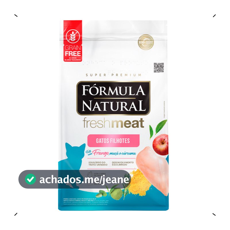 RAÇÃO FORMULA NATURAL FRESH MEAT GATO FILHOTE 10KG