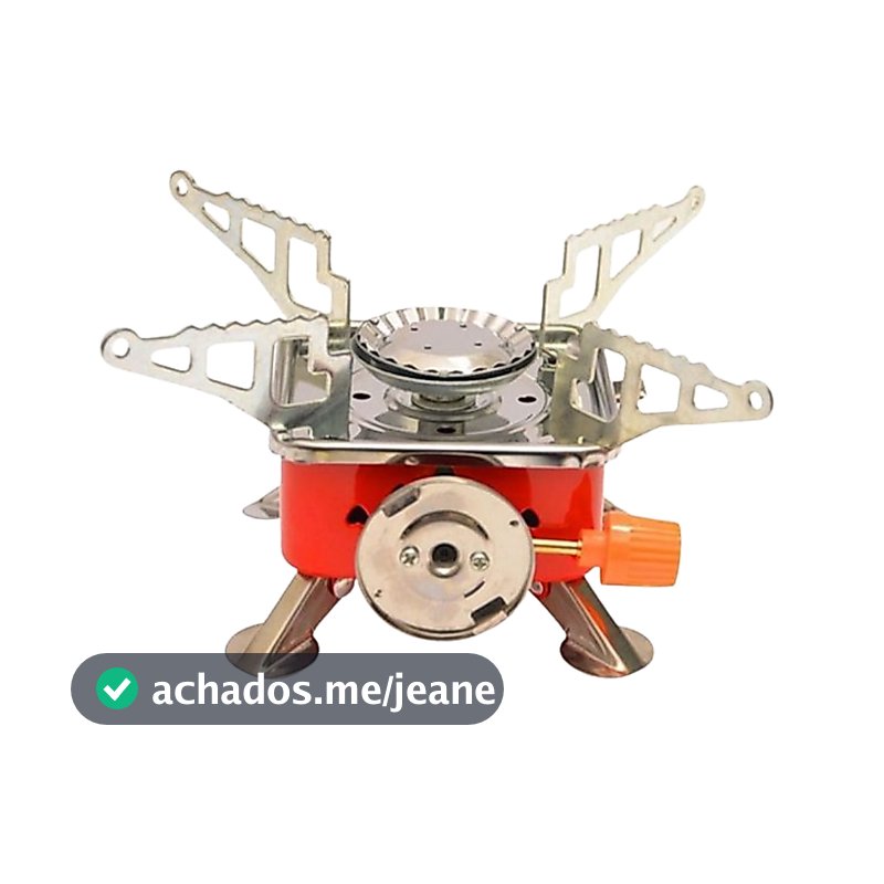 Fogão Portátil para Camping Fogareiro Dobrável a Gás para Viagem e Acampamento Camping