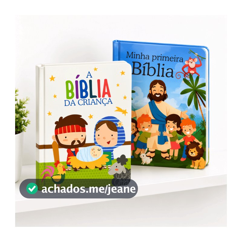Bíblia Infantil Cristã Ilustrada Capa Dura Evangelização Crianças Bebês Presente Religioso Educativo- Devocional