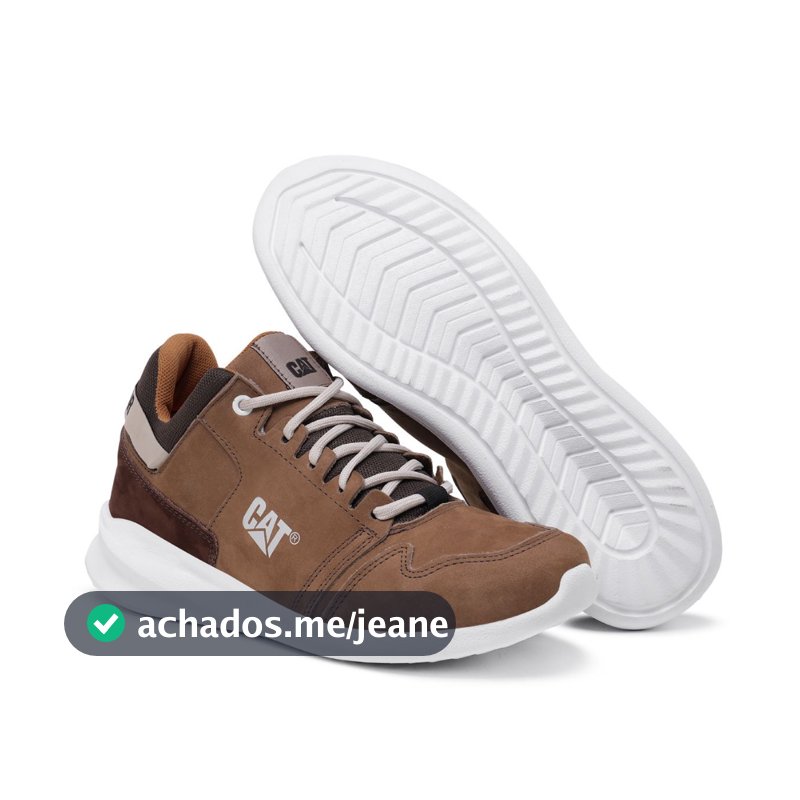 Tenis Caterpillar Original Em Couro Legitimo Fly Lançamento!