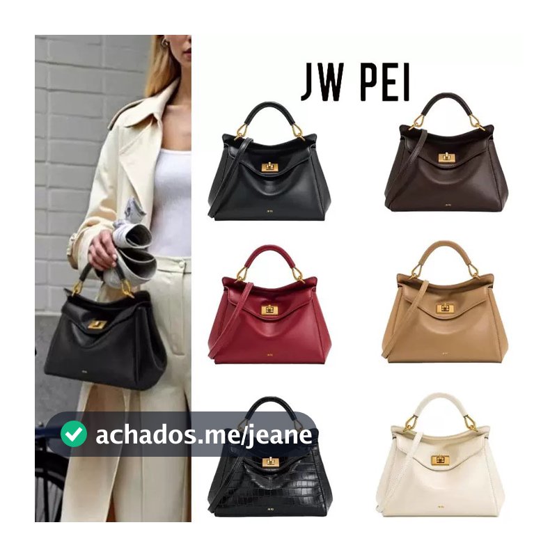 Moda Novo Modelo Lucia Lock Travesseiro Bolsa Vintage Simplicidade Casual Feminina Gancho De Metal Ou Trava Cross