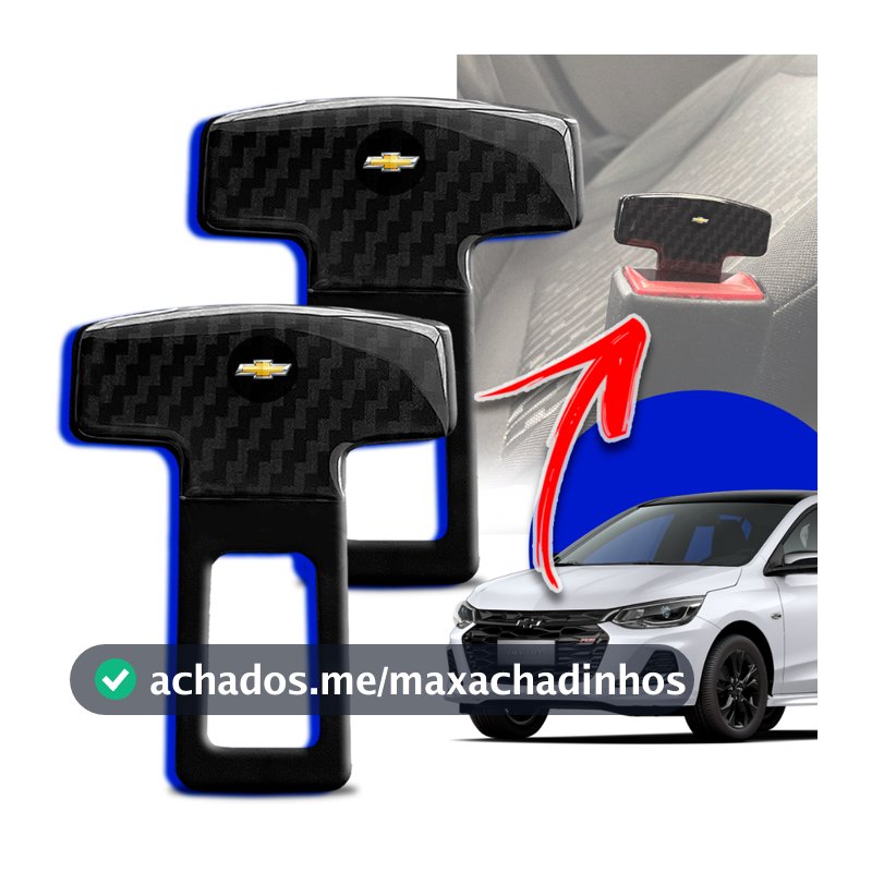 Acessórios Fivela CInto Segurança Anti Som Tracker Onix Prisma S10 Cruze