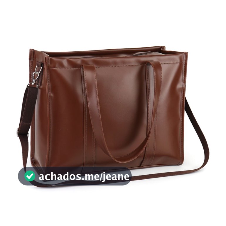 Bolsa Tote Pro com Alça Marrom Cacau