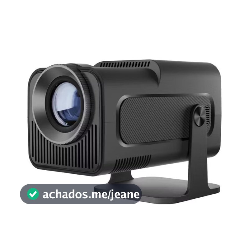 Mini Projetor HY320 Portátil Full HD 1080p | Compatível 4K, Bluetooth, HDMI, USB | Cinema em Casa com Alto-Falante Integ