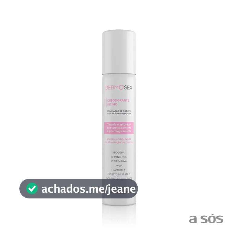 Desodorante Íntimo Feminino Aerossol Anti-Odores | Dermosex - 100 ml/60 g
