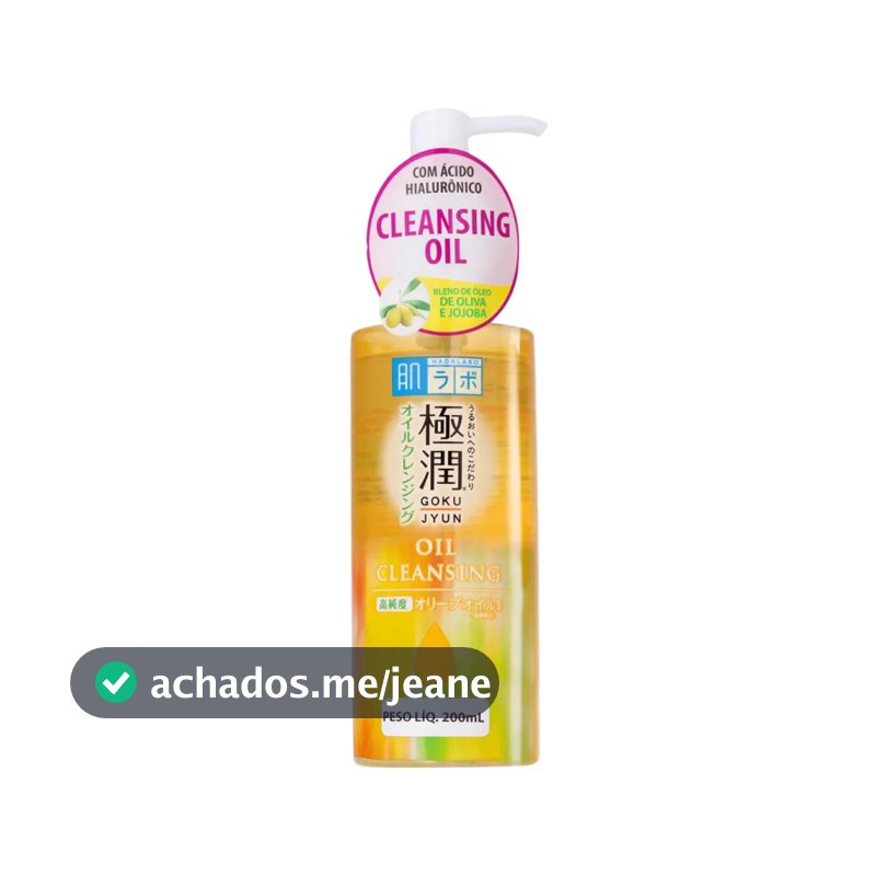 Demaquilante Hada Labo Cleasing Oil Gokujyun com Ácido Hialurônico 200ml