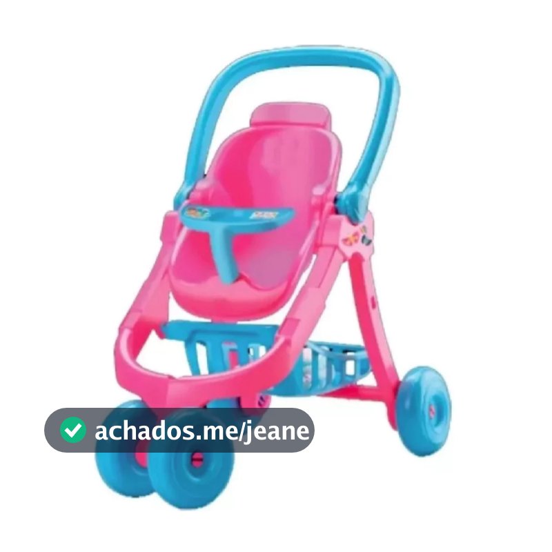 Carrinho De Boneca 3 Em 1 Reborn Articulado Grande Bebe Conforto Cadeira Alimentação Menina Rosa
