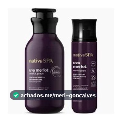 Uva Merlot Nativa SPA Boticário