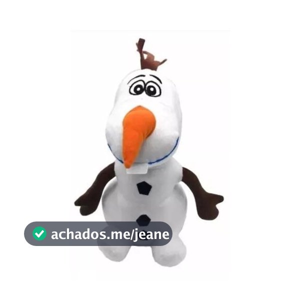 Pelúcia Gigante Olaf 34 Cm Frozen Lindo Fofo Boneco De Neve