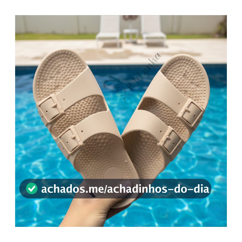Sandália Birken Leve com Palmilha Massageadora Confortavel para o Dia a Dia e Lazer