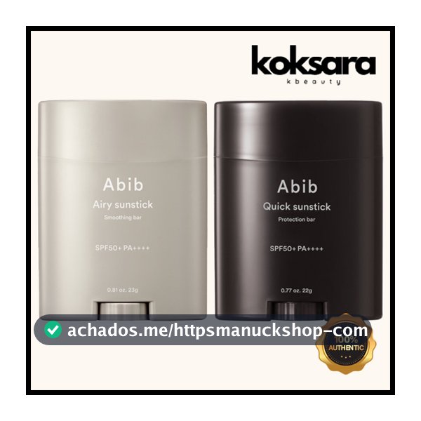 Abib Sunstick Bar 2types (Airy,quick) SPF50+PA++++