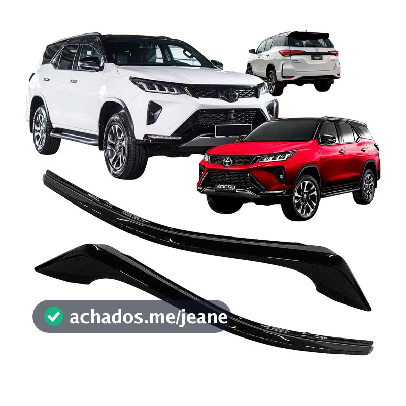 Friso Farol Para Hilux Sw4 Diamond 2021 2022 2023 2024 2025 2026 Black Piano