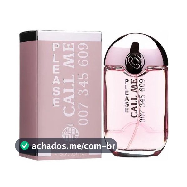 Perfume Please Call Me - Coscentra 100ML feminino com selo ADIPEC