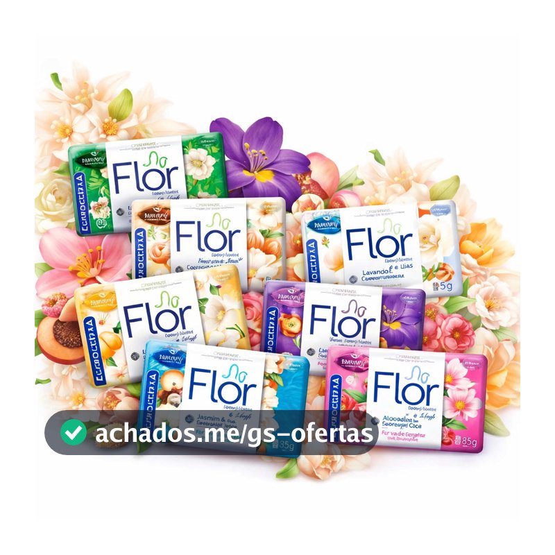 SABONETE FLOR DE YPÊ 85g KIT COM 12